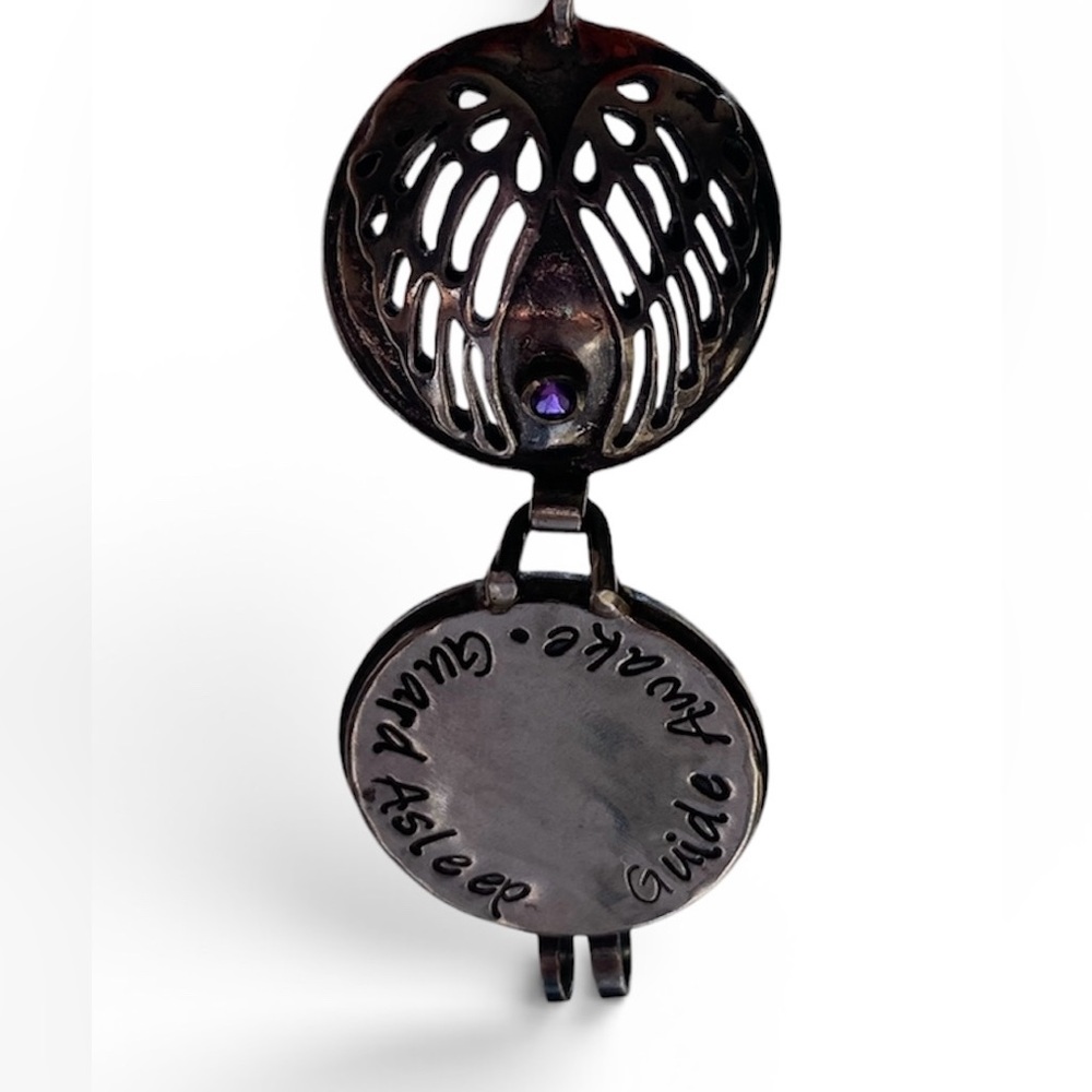 Sterling Amethyst Locket Diffuser - image 8